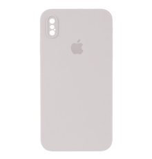 Чохол Silicone Case Квадратні Борти Full Camera iPhone XS Max lavender PLS-00-00107581