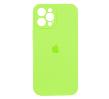 Чохол Silicone Case Full Camera Protective iPhone 12 Pro Max neon green PLS-00-00107607
