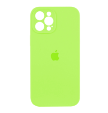 Чохол Silicone Case Full Camera Protective iPhone 12 Pro Max neon green PLS-00-00107607