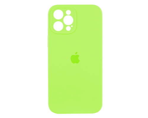 Чохол Silicone Case Full Camera Protective iPhone 12 Pro Max neon green PLS-00-00107607