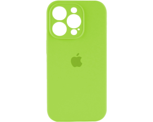 Чохол Silicone Case Full Camera Protective iPhone 16 Pro Max neon green PLS-00-00130870