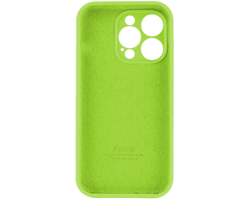 Чохол Silicone Case Full Camera Protective iPhone 16 Pro Max neon green PLS-00-00130870