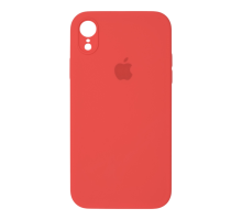 Чохол Silicone Case Квадратні Борти Full Camera iPhone XR peach PLS-00-00123140