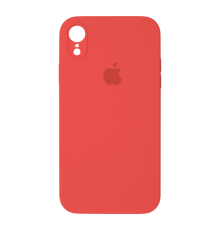 Чохол Silicone Case Квадратні Борти Full Camera iPhone XR peach PLS-00-00123140