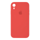 Чохол Silicone Case Квадратні Борти Full Camera iPhone XR peach PLS-00-00123140