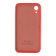 Чохол Silicone Case Квадратні Борти Full Camera iPhone XR peach PLS-00-00123140