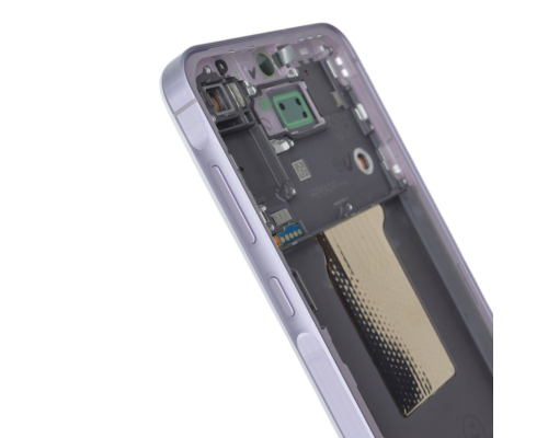Дисплей Samsung A556 Galaxy A55 5G з сенсором та рамкою light violet (Original) PLS-00-00120384