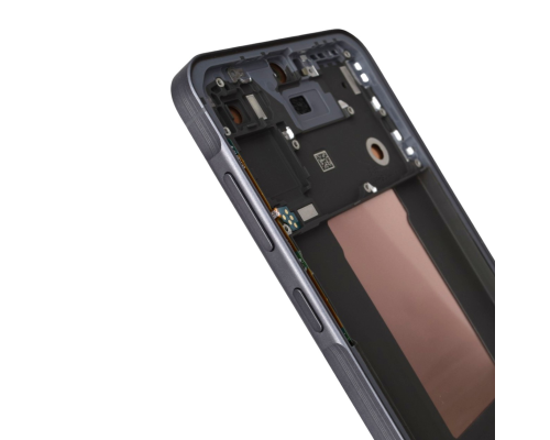 Дисплей Samsung A566 Galaxy A56 5G з сенсором та рамкою black (OLED) (Big size) PLS-00-00144777