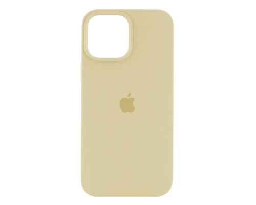 Чохол Silicone Case Full Protective iPhone 13 Pro Max cream yellow PLS-00-00108931