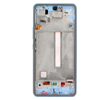 Дисплей Samsung A536 Galaxy A53 (2022) з сенсором та рамкою blue (Original) PLS-00-00090154