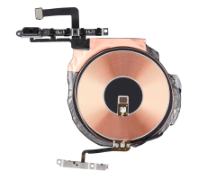 Шлейф iPhone 12 mini з кнопками ввімкнення, гучності та бездротовою зарядкою (Original Used) PLS-00-00107469