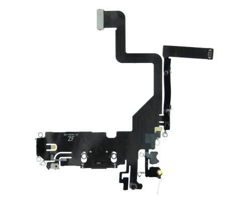 Шлейф iPhone 14 Pro з роз'ємом зарядки black PLS-00-00107196