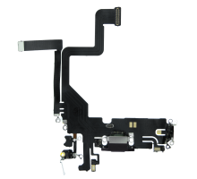 Шлейф iPhone 14 Pro з роз'ємом зарядки black PLS-00-00107196