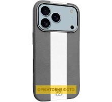 Чохол шкіряний Rally with Magnetic для iPhone 17 Air gray white PLS-00-00160022