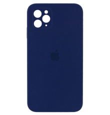 Чохол Silicone Case Квадратні Борти Full Camera iPhone 11 Pro dark blue PLS-00-00104640