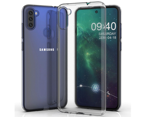 Чохол TPU 1,5mm Samsung A115 Galaxy A11 transparent PLS-00-00129271