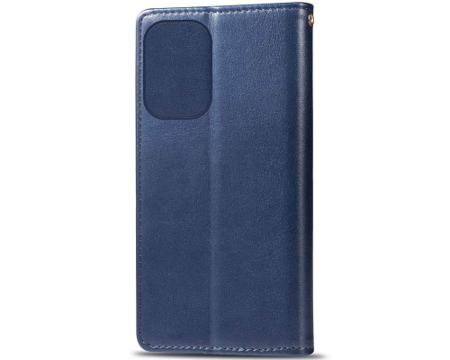 Чохол-книжка Leather GETMAN with card holder ZTE Blade A72 blue PLS-00-00129189
