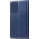 Чохол-книжка Leather GETMAN with card holder ZTE Blade A72 blue PLS-00-00129189