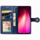 Чохол-книжка Leather GETMAN with card holder Xiaomi Redmi Note 8T blue PLS-00-00129181
