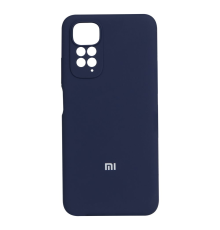 Чохол Silicone Cover Full Camera Xiaomi Redmi Note 11 midnight blue PLS-00-00103537