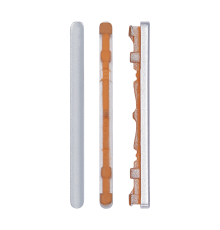 Пластикова кнопка гучності для Xiaomi Redmi Note 10 5G white PLS-00-00101798