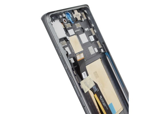 Дисплей Motorola XT2407 Moto Edge 50 з сенсором та рамкою grey (Original) PLS-00-00141265