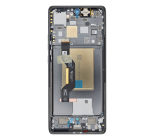 Дисплей Motorola XT2407 Moto Edge 50 з сенсором та рамкою grey (Original) PLS-00-00141265