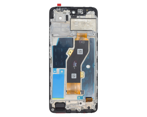 Дисплей Infinix Hot 40i з сенсором та рамкою black (Used) (ver. TXD) PLS-00-00163288