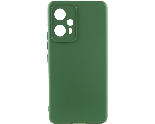 Чохол Silicone Cover Full Camera Xiaomi Redmi Note 12T Pro dark green PLS-00-00118643