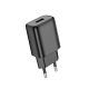 Зарядний пристрій Hoco C134A 12W 2.4A USB-A black PLS-00-00139611