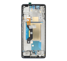 Дисплей Motorola XT2503 Moto Edge 60 Fusion з сенсором та рамкою (slipstream) dark blue (Original) PLS-00-00145968