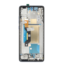 Дисплей Motorola XT2503 Moto Edge 60 Fusion з сенсором та рамкою (slipstream) dark blue (Original) PLS-00-00145968