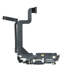 Шлейф iPhone 14 Pro Max з роз'ємом зарядки purple (Original Used) PLS-00-00111012