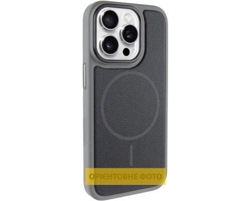 Чохол TechWoven Hybrid with Magnetic для iPhone 15 Pro Max gray black PLS-00-00165304