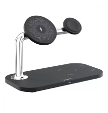 Бездротовий зарядний пристрій Proove Magnetic Field 3в1 15W black PLS-00-00132454