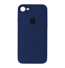 Чохол Silicone Case Квадратні Борти Full Camera iPhone 7 navy blue PLS-00-00123111