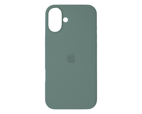 Чохол Silicone Case Full Protective iPhone 16 pine green PLS-00-00130539
