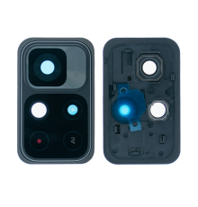 Скло камери Xiaomi Redmi Note 11 5G з рамкою black (Original) PLS-00-00092741