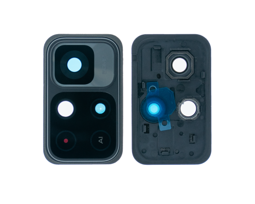 Скло камери Xiaomi Redmi Note 11 5G з рамкою black (Original) PLS-00-00092741