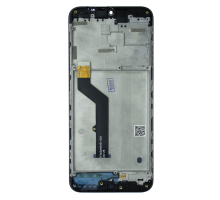 Дисплей Motorola XT2083 Moto G9 Play з сенсором та рамкою black PLS-00-00096361