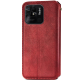 Чохол-книжка Leather Cubic Xiaomi Redmi 10C red PLS-00-00098709
