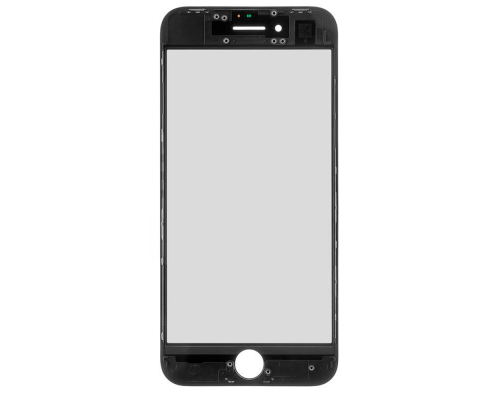 Скло дисплея iPhone 8 з рамкою та OCA black (Original China) PLS-00-00016944