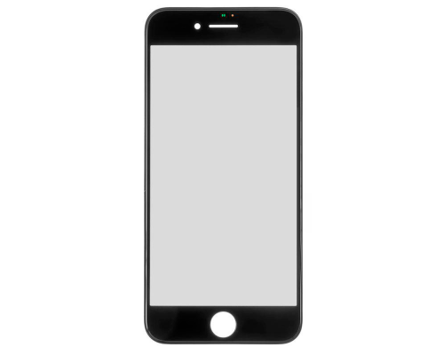 Скло дисплея iPhone 8 з рамкою та OCA black (Original China) PLS-00-00016944