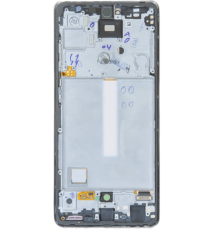Рамка дисплея Samsung A525 Galaxy A52 2021 silver PLS-00-00077839