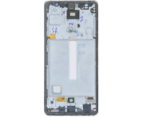 Рамка дисплея Samsung A525 Galaxy A52 2021 silver PLS-00-00077839