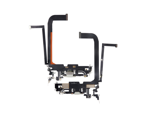 Шлейф iPhone 13 Pro Max з роз'ємом зарядки silver PLS-00-00093500