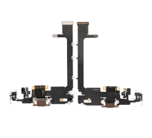 Шлейф iPhone 11 Pro Max з роз'ємом зарядки gold (Original Used) PLS-00-00037015