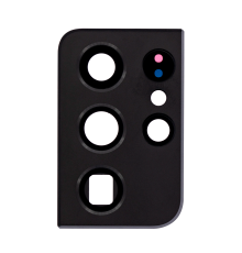 Скло камери Samsung G998 Galaxy S21 Ultra з рамкою phantom black (Original) PLS-00-00061755