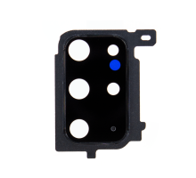 Скло камери Samsung G985F Galaxy S20 Plus з рамкою cosmic black (Original) PLS-00-00042347