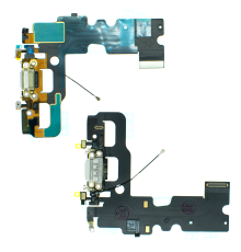 Шлейф iPhone 7 з роз'ємом зарядки white (Original) PLS-00-00079115